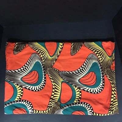 Ankara Inspired Printed Ethnic 4-way Stretch Fabric Polyester Spandex 96 x 63 Pc - Image 1 of 4