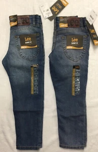*Lot of 2* Boy’s Lee -Sure 2 Fit- Size 4 Regular Stretch Skinny Fit Straight Leg - Picture 1 of 4