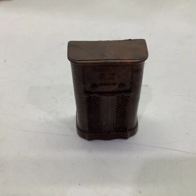 RENWAL Nº Mini mueble de juguete RADIO marrón para casa de muñecas L79 Foto 1 de 4