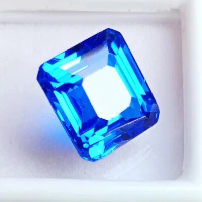 Zafiro azul aciano rico 16-17 quilates Madagascar piedra preciosa natural certificado EGL Foto 1 de 4