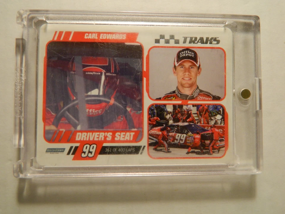 2007 Press Pass Traks Drivers Seat Card of Carl Edwards - Nascar - Image 1 of 1