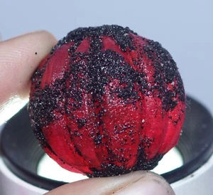 Pietra preziosa sfusa certificata 173,20 carati melone naturale terra rubino rosso africano ruvido - Foto 1 di 5