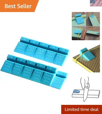 Knife Sharpening Wedges for 10 to 20 Degree Angles Blue 2pcs - Image 1 of 4