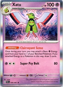 Xatu - Rare SV: Paldean Fates 026/091 NM - Picture 1 of 2