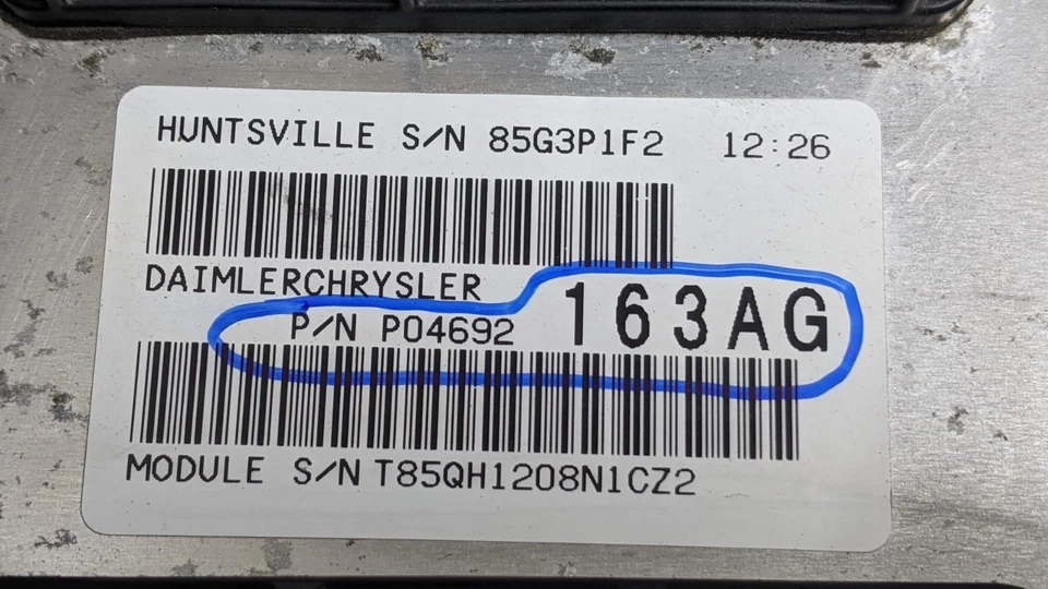 08 MÓDULO DE CONTROL MULTIFUNCIÓN JEEP COMMANDER FUSE BCM P04692160AG P04692163AG Foto 1 de 3
