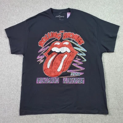 Rolling Stones T Shirt Men's XL Voodoo Lounge 1994-95 Black 2 Sided NWT - Image 1 of 4