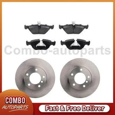 Rotores de disco delanteros pastillas de freno de cerámica para BMW 525i 2001-2003 1996-2000 BMW 528i Foto 1 de 4