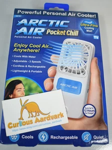 Arctic Air Pocket Chill Personal Air Cooler 3-Speed Cordless Cooling cool NEW - Picture 1 of 4