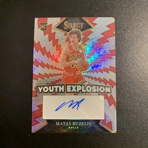 2024-25 Panini Select Matas Buzelis Silver Prizm Youth Explosion RC Auto #YE-BUZ - Picture 1 of 10