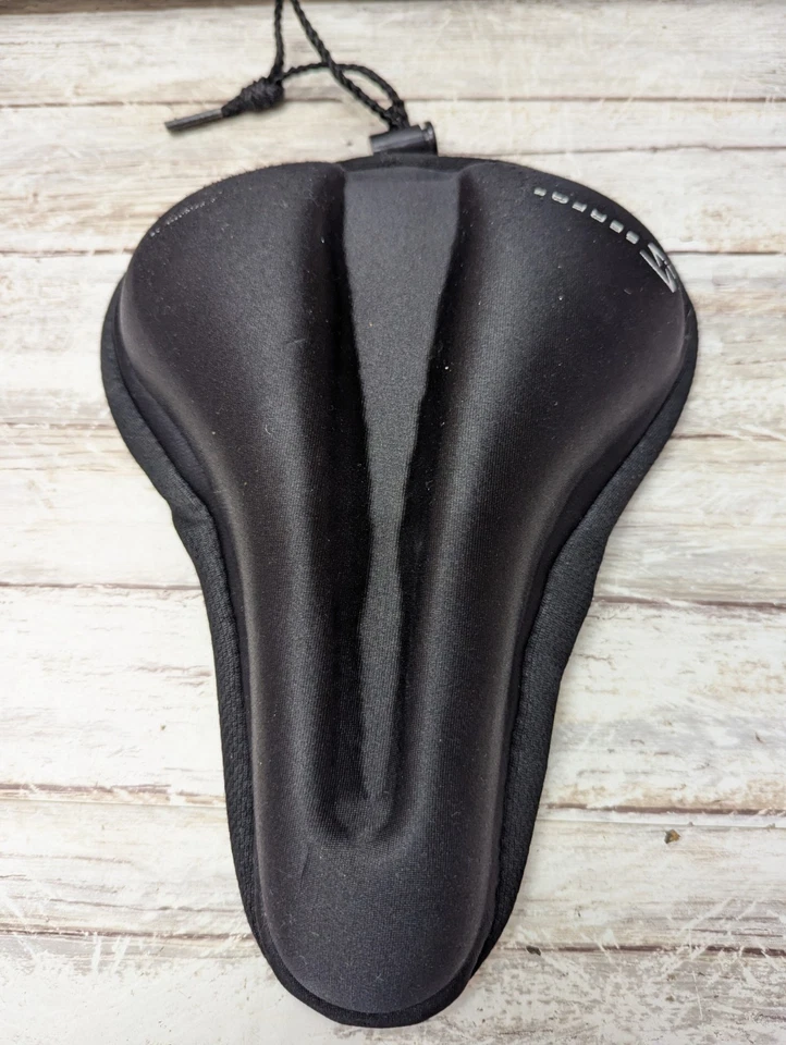 Funda de asiento de bicicleta Serfas diseño de ranura profunda negra cojín grueso gel suave Foto 1 de 4