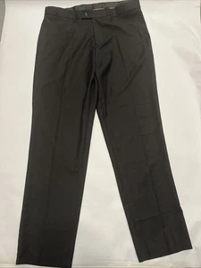 NEW Men’s Trousers Black Dress Tuxedo Pants Straight Leg Slacks Size X-Large - Picture 1 of 15
