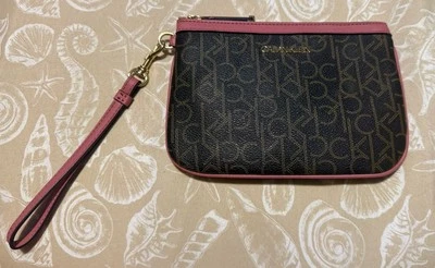 Calvin Klein Muñequera con Tarjetero negro rosa   Foto 1 de 4