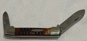 Vintage Case XX USA 62131 Beautiful Bone Handled Canoe Knife 9-dot '71 - Picture 1 of 3