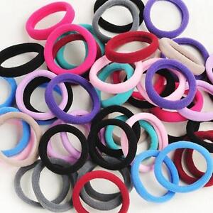 Girls Colorful Elastic Hair Bands Children Ponytail Holder Hair Ties Accessories