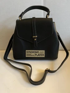 Mochila Syndrome Player Company Mujer Cuero PU Pequeña Negra - Imagen 1 de 4
