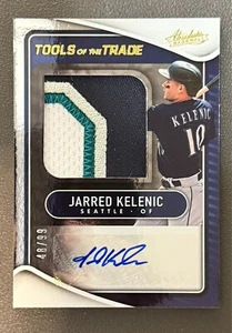 Jarred Kelenic Patch AUTO /99 2022 Absolute Tools of the Trade Jumbo Signatures - Picture 1 of 2
