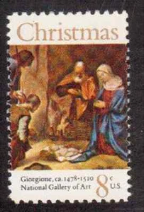 Scott #1444...8 Cent...Christmas...4 Stamps - Picture 1 of 1