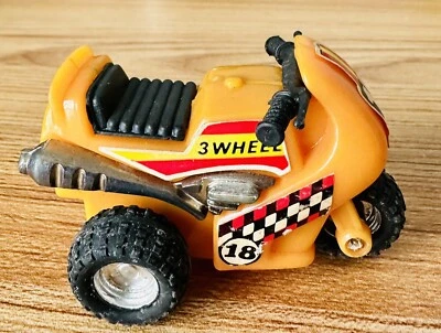 Vintage 1980s 250 3 Wheeler Trike Kids Toy Bike Orange “3 Wheel” #18 ATV - Image 1 of 4
