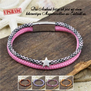 ❦ Armband VERA | Segeltau 5 mm & Paracord 4 mm | Slider | Magnetverschluß | 02 ❦ - Bild 1 von 7