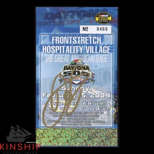 Dale Earnhardt Jr signed 2004 Daytona 500 Ticket JSA COA Nascar Auto Z2207 - Picture 1 of 1