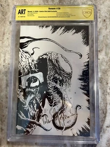 Venom #28 - CBCS - SIGNED - ART - Comics Elite B&W Edition - Picture 1 of 3