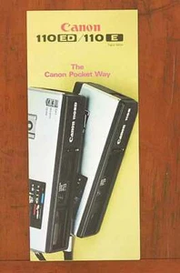 FOLLETO DE VENTAS CANON 110ED/110E/23755 - Imagen 1 de 1