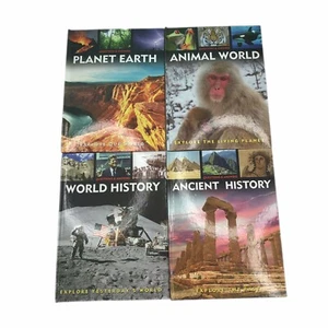Question & Answer Book Series History Earth Animals Educational Set of 4 - Imagen 1 de 9