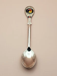 Ancienne cuillère souvenir de collection Corée plaqué argent longueur 5" - Photo 1/6