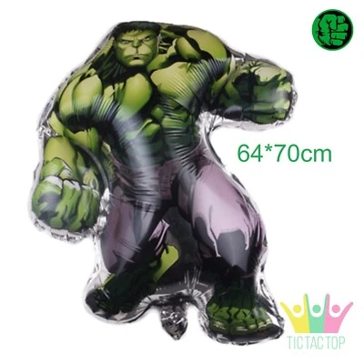 Hulk Marvel Superhero Helium Balloon Foil. Lolly Bag Cake Party Cupcake Bunting - image 1 of 2