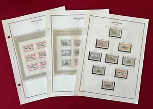 USA 1998 Trans-Mississippi Scott # 3209-3210 Sheets and Singles mint in Mounts - Picture 1 of 1