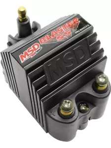 MSD Ignition Coil Blaster Ss E-Core Square Epoxy Black 40000 V (82073) - Picture 1 of 12