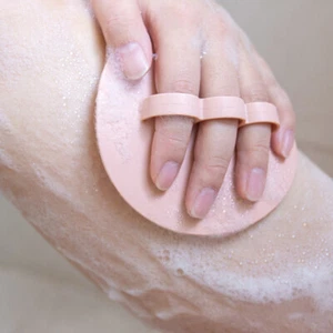 Silicone Body Scrubber Brush Scalp Massager Bath Brush Body Scrubber Bath Tool" - Picture 1 of 28