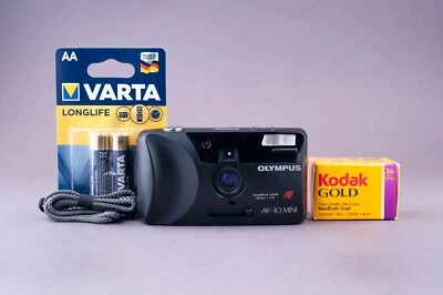 Olympus AF-10 Mini Point & Shoot Film Camera - Image 1 of 4