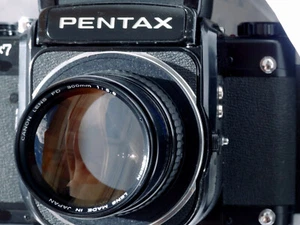 Set sperimentale: Canon e Meyer Diaplan 3,5/140 mm tripletta per Pentax 6x7 67 - Foto 1 di 19