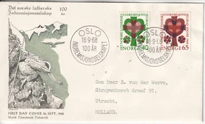 Norway FDC first day cover 1968 Luther - Picture 1 of 1
