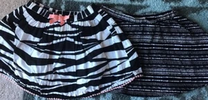 Girls Skirts Lot of 2 Gymboree Skirt Size 6 Epic Threads Skort Size 6x Patterned - Picture 1 of 12