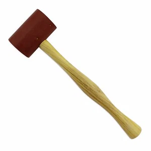 11/4" JEWELLERS RAW HIDE LEATHER MALLET HAMMER 32MM HEAD METAL WORKING TOOL - Picture 1 of 1