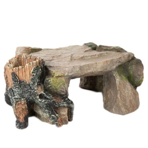 Flint Cave Aquarium Fish Tank Stone Hideaway Ornament - Picture 1 of 1