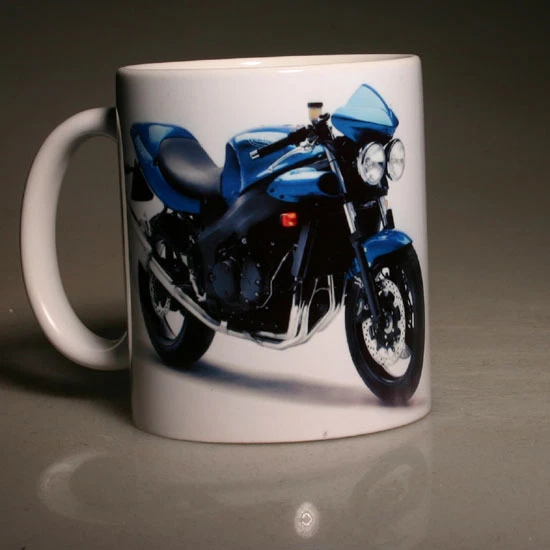 TAZA TRIUMPH SPEED FOUR (AZUL NEÓN) (#97) Foto 1 de 1