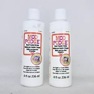 Lot Of 2 Mod Podge Photo Transfer Medium (8-Ounce ea) CS15067 Brand New - Picture 1 of 5