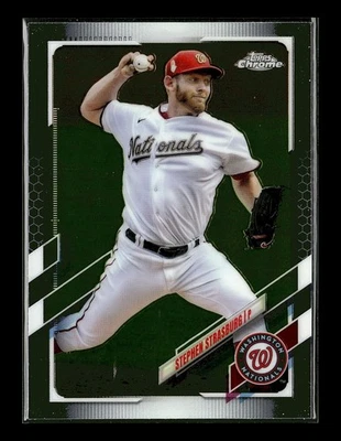2021 Topps Chrome - Stephen Strasburg #176 - Image 1 of 2