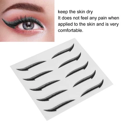 Eyeliner Stickers Colorful Reusable Waterproof Self Adhesive Eyeliner Stickers - Image 1 of 4