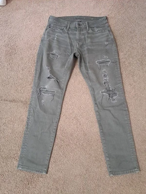 Pantalones de mezclilla American Eagle para hombre 30X30 desgastados siguiente nivel AirFlex+: Foto 1 de 4