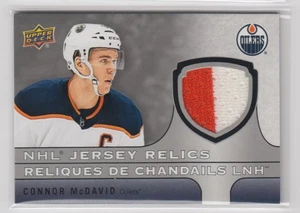 2018-19 Upper Deck Tim Hortons Jersey Relics Connor McDavid Edmonton Oilers J-CM - Picture 1 of 2