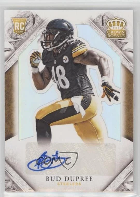 2015 Panini Crown Royale Signature Silver /99 Bud Dupree #142 Rookie Auto RC - Image 1 of 2