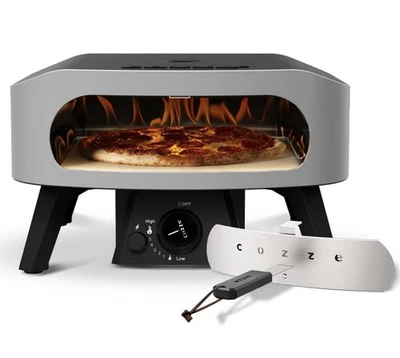 COZZE Forno Pizza a Gas 13”– Gas 30 mbar | Pietra in cordierite inclusa | NUOVO - Immagine 1 di 4