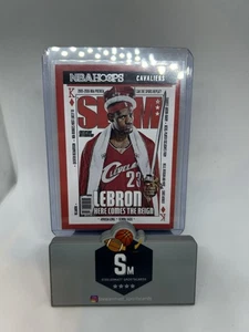 2021 NBA Hoops Basketball LeBron James Slam Cover Card - Picture 1 of 2