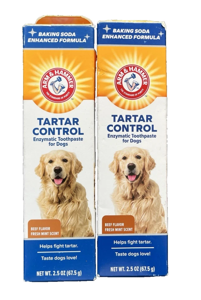 Arm & Hammer Advanced Care Enzymatic Toothpaste for Dogs Beef Flavor Oral Health