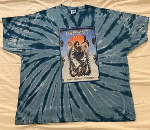 Men's Rosfest 2022 Tie-Dye T-Shirt Size XXL. New! US Progressive Rock Festival. - Picture 1 of 5