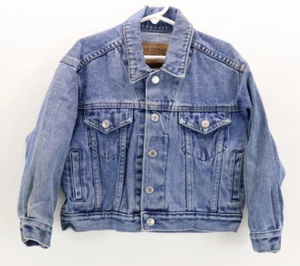 Vintage 1990's Gap Blue Jean Jacket XS Age 3-4 Girls VGUC - Picture 1 of 9